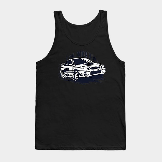 Subaru Impreza STI Rally Car Tank Top by TaevasDesign